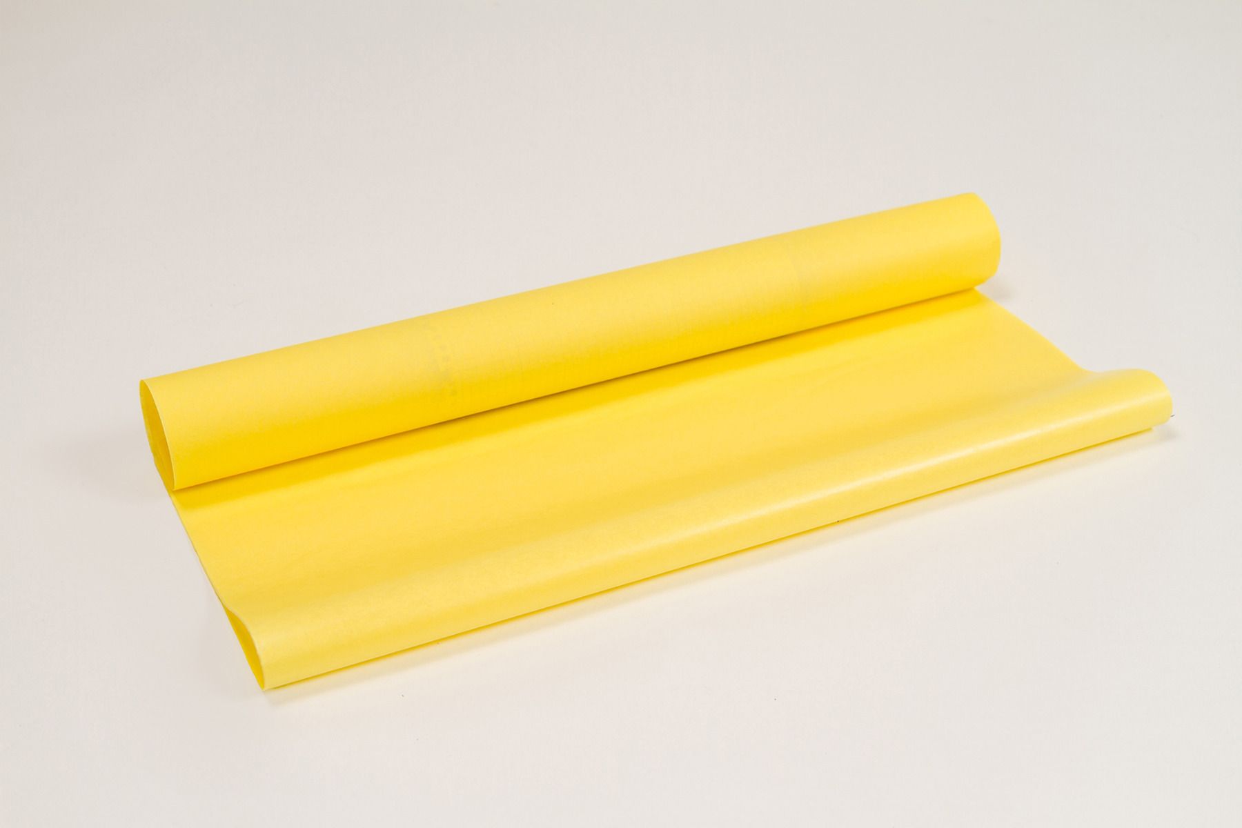Produktbild Seidenpapier gelb aus Recyclingfasern in der Größe 