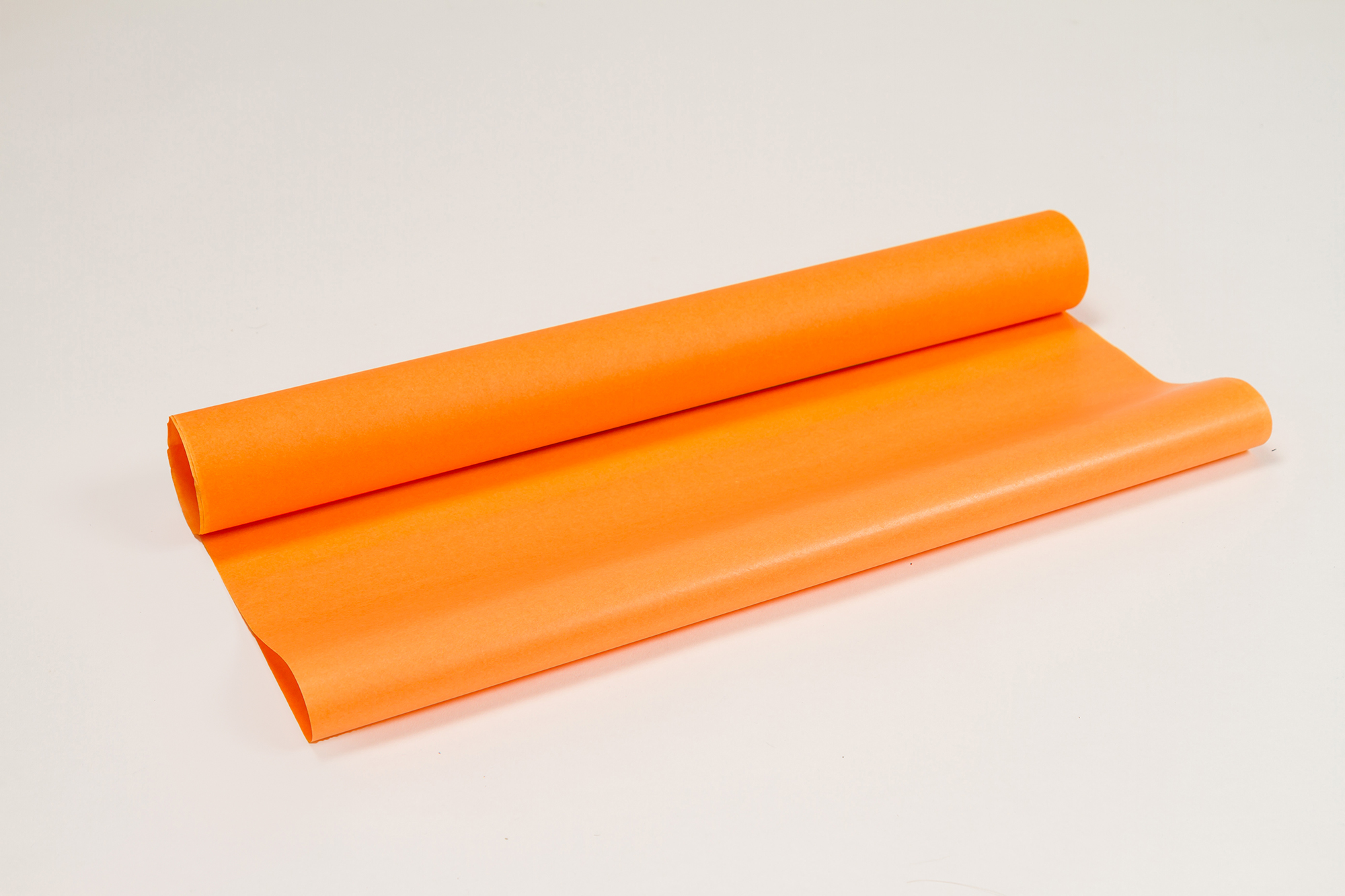 Produktbild Seidenpapier orange aus Recyclingfasern in der Größe